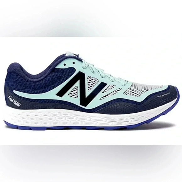 New Balance Women’s Fresh Foam Gobi Navy Blue & Mint - Size 11 - Picture 1 of 9